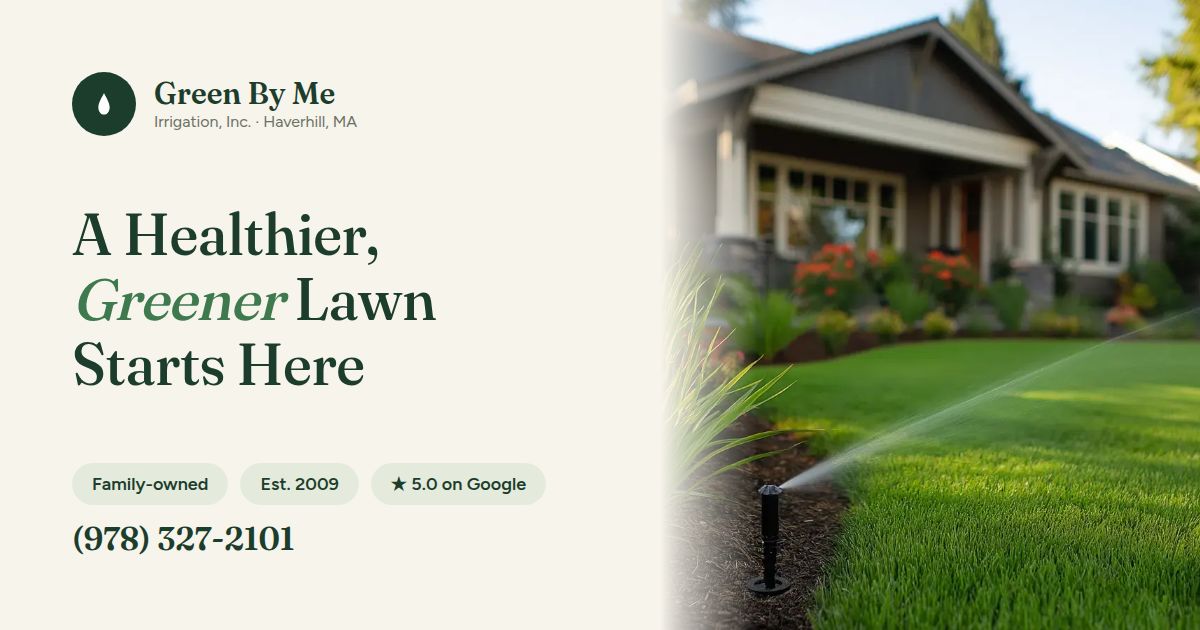 Website design for Green By Me Irrigation
